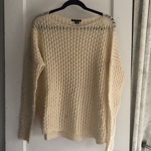 Vince cream barely worn cozy oversized sweater